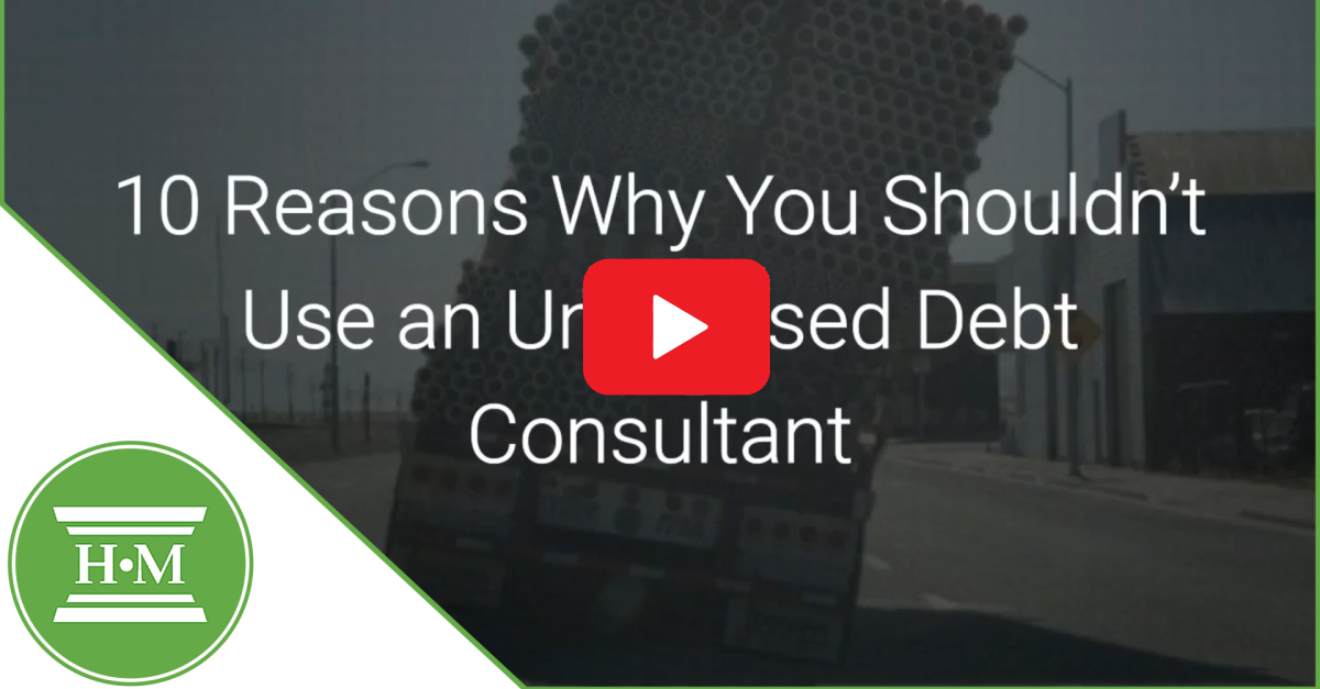 10 reasons why you should never use an unlicensed debt consultant