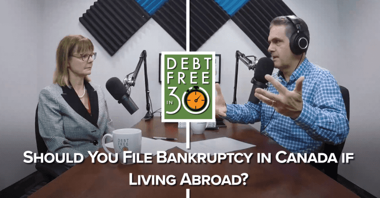 Should You File Bankruptcy in Canada if Living Abroad?