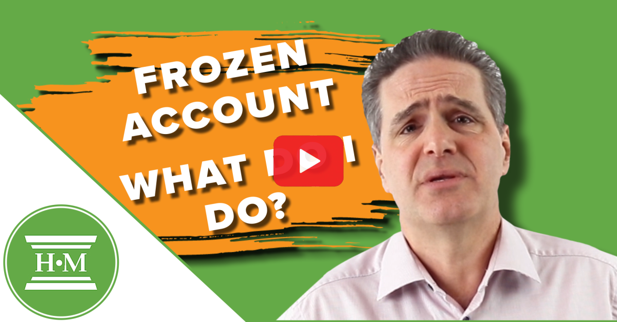 Frozen Bank Account. Your Rights and What To Do Next
