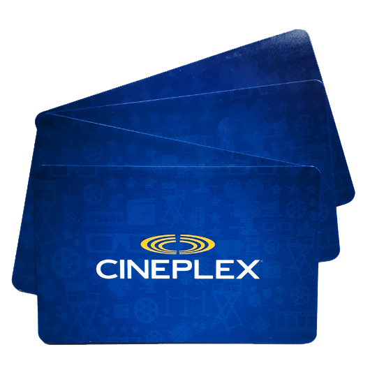 Cineplex gift cards