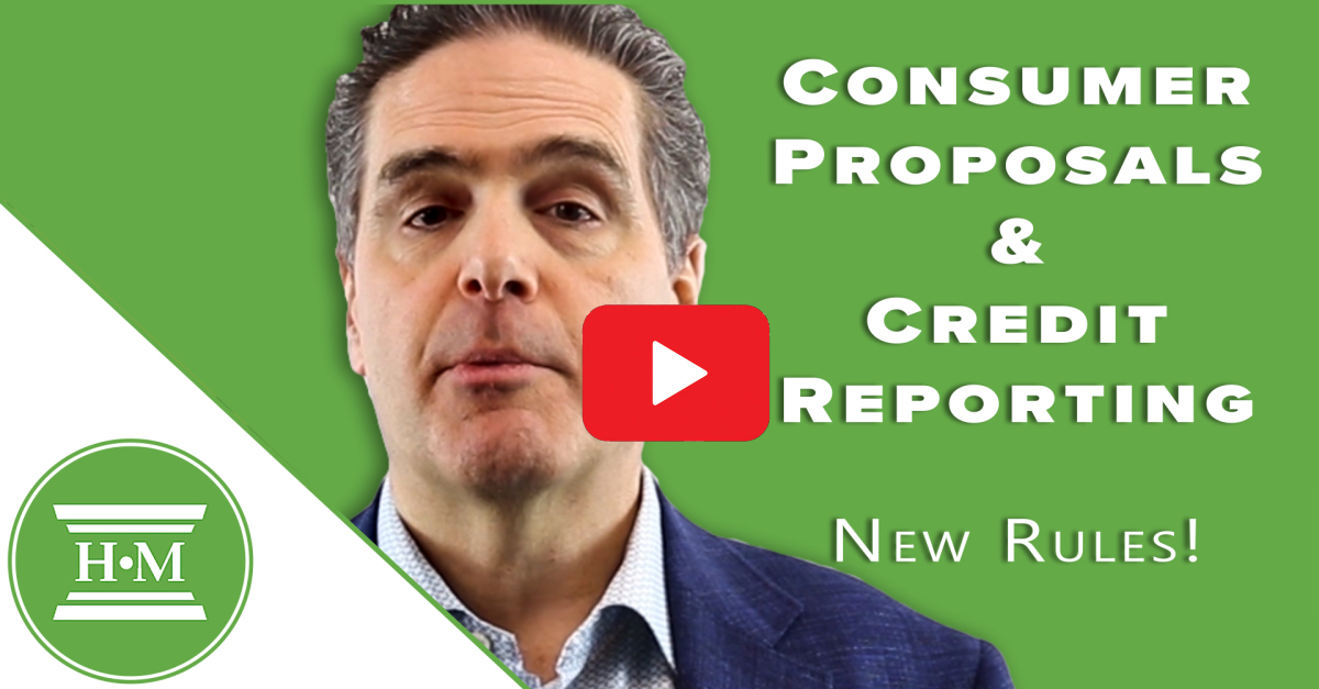 consumer proposal and credit rating video thumbnail
