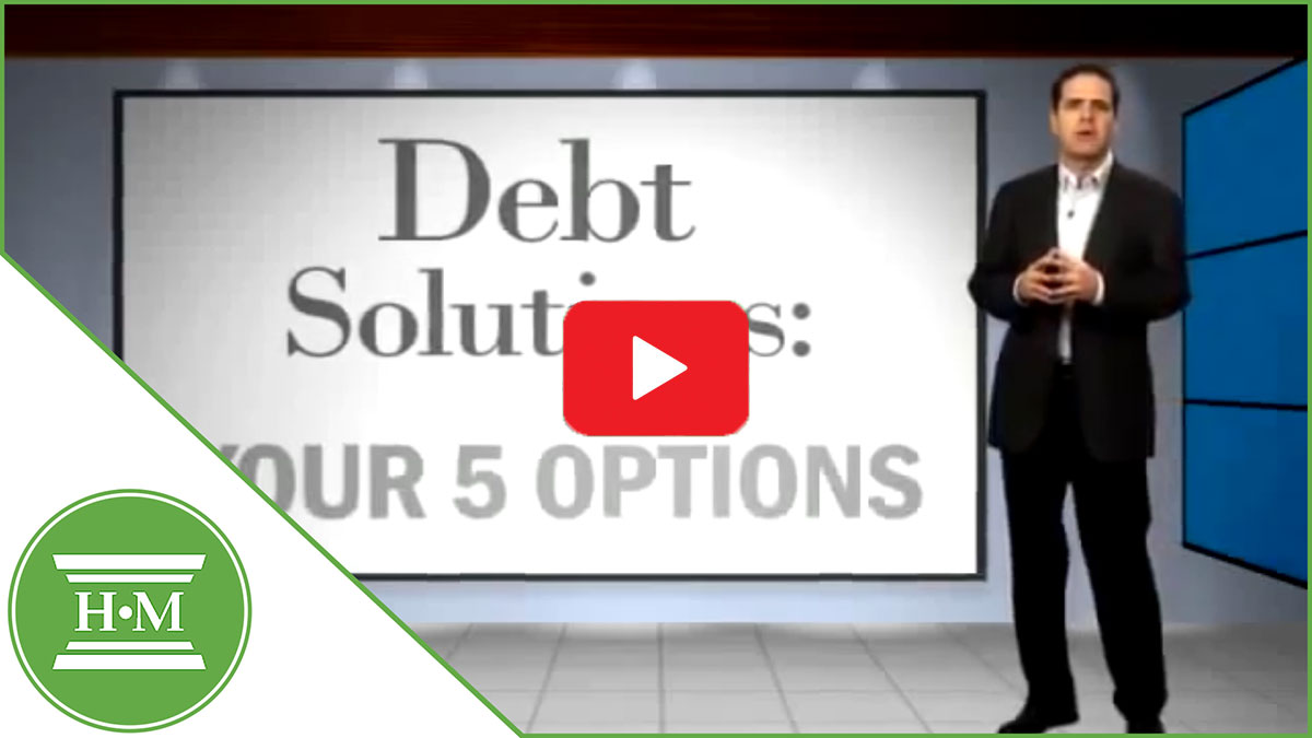 Debt Solutions 5 different options video thumbnail